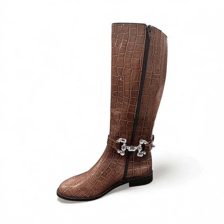Botas com detalhe de brillo de Dona V 1