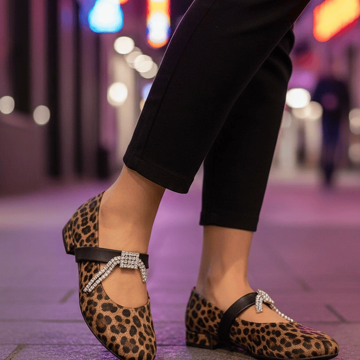 Sabrinas camel leopardo Dona V 1