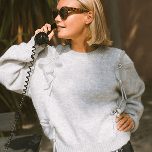 Camisola Maïtté com Aplicações Florais