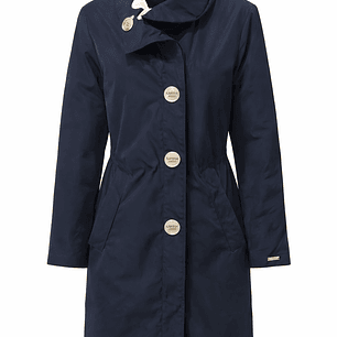 Parka azul marinho da Cristina Barros