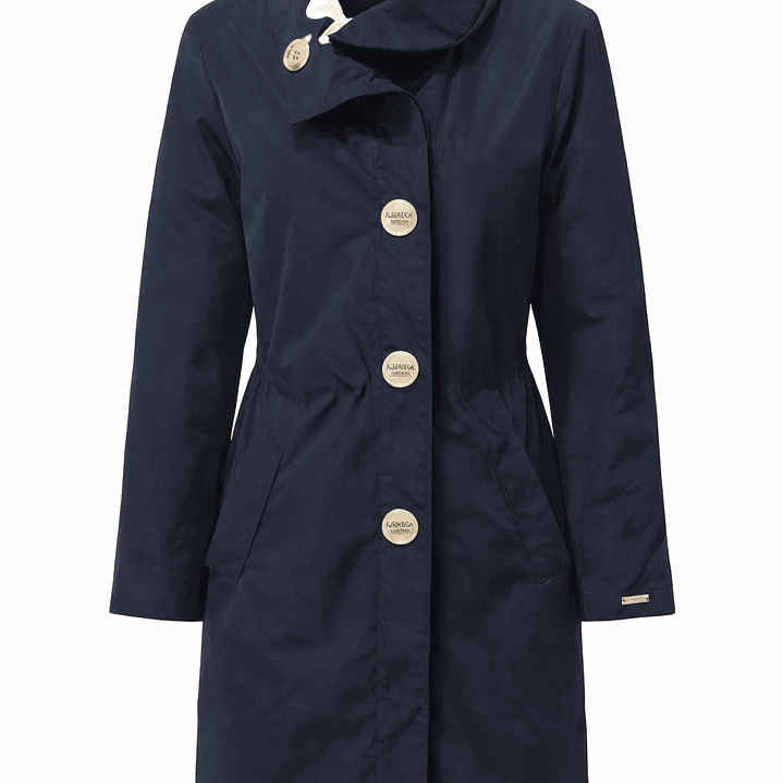 Parka azul marinho da Cristina Barros 1