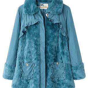 Teal blue coat