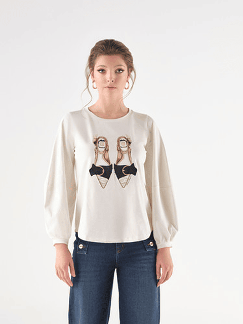 Túnica zapatos Cristina Barros 