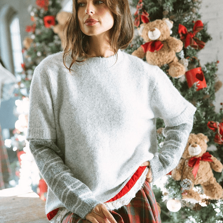 Blusa malha corações Maîttè  4