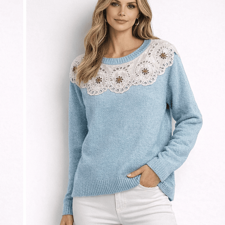 Camisola malha Maiteè bordado 1