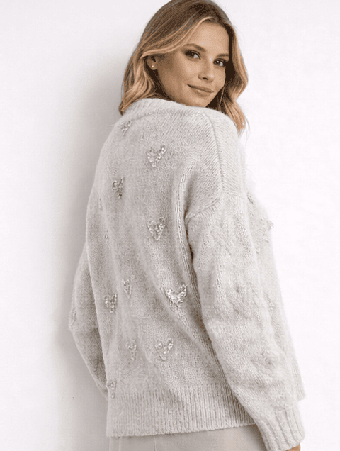 Camisola malha Maitté coração