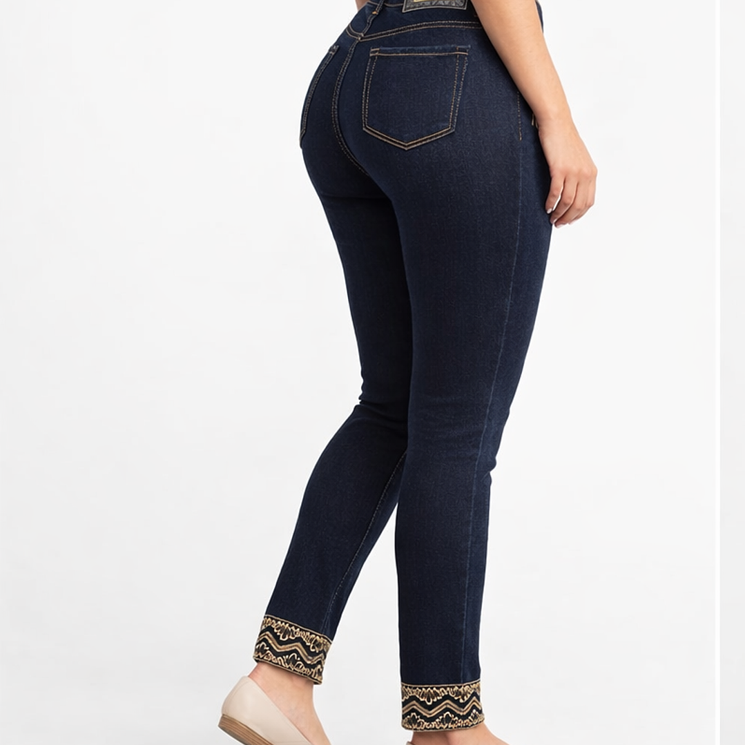 Jeans denim premium Missimini lantejoulas  1