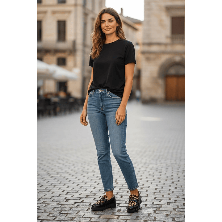 Mocassins em pele  animal print invogue 3