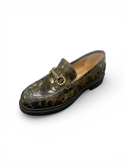 Mocassim pele animal print