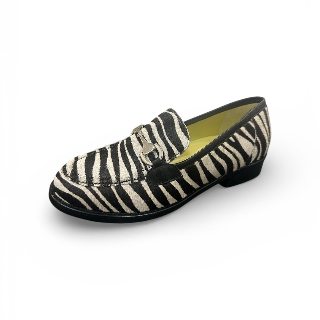 Mocassins com padrão zebra 1