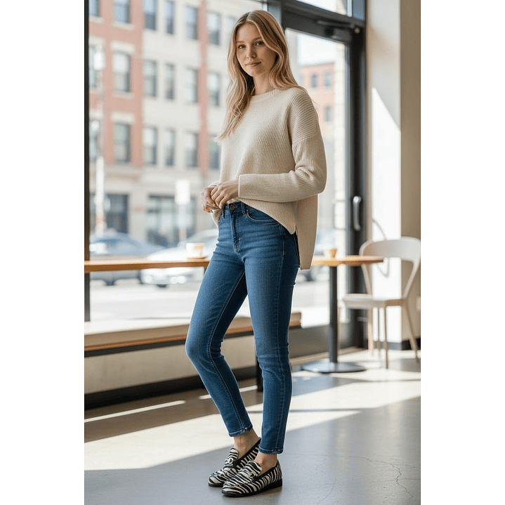 Mocassins com padrão zebra 2