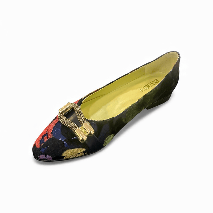 Sabrinas em pele com padrão multicolor 1