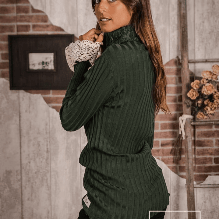 Blusa Maittè punhos renda 3