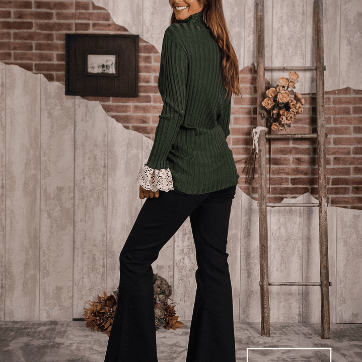 Blusa Maittè punhos renda 4