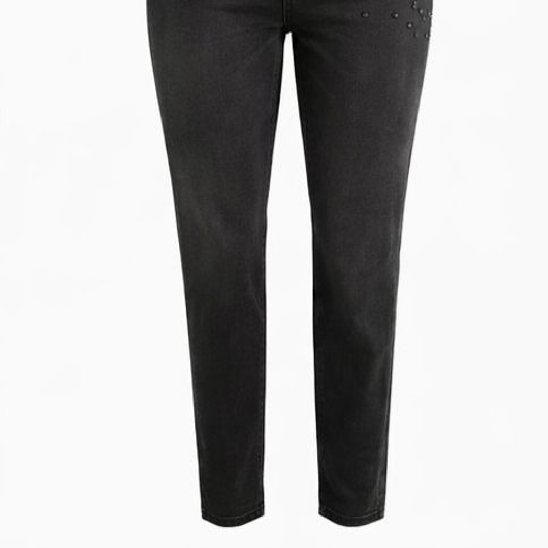 Calças Miss You pretas com pedraria 2