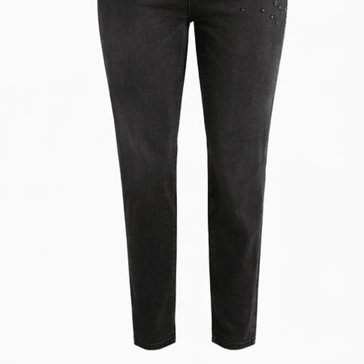 Calças Miss You pretas com pedraria 2