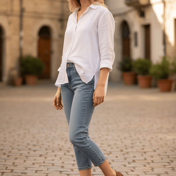 Mocassin camel pele Dona V 3