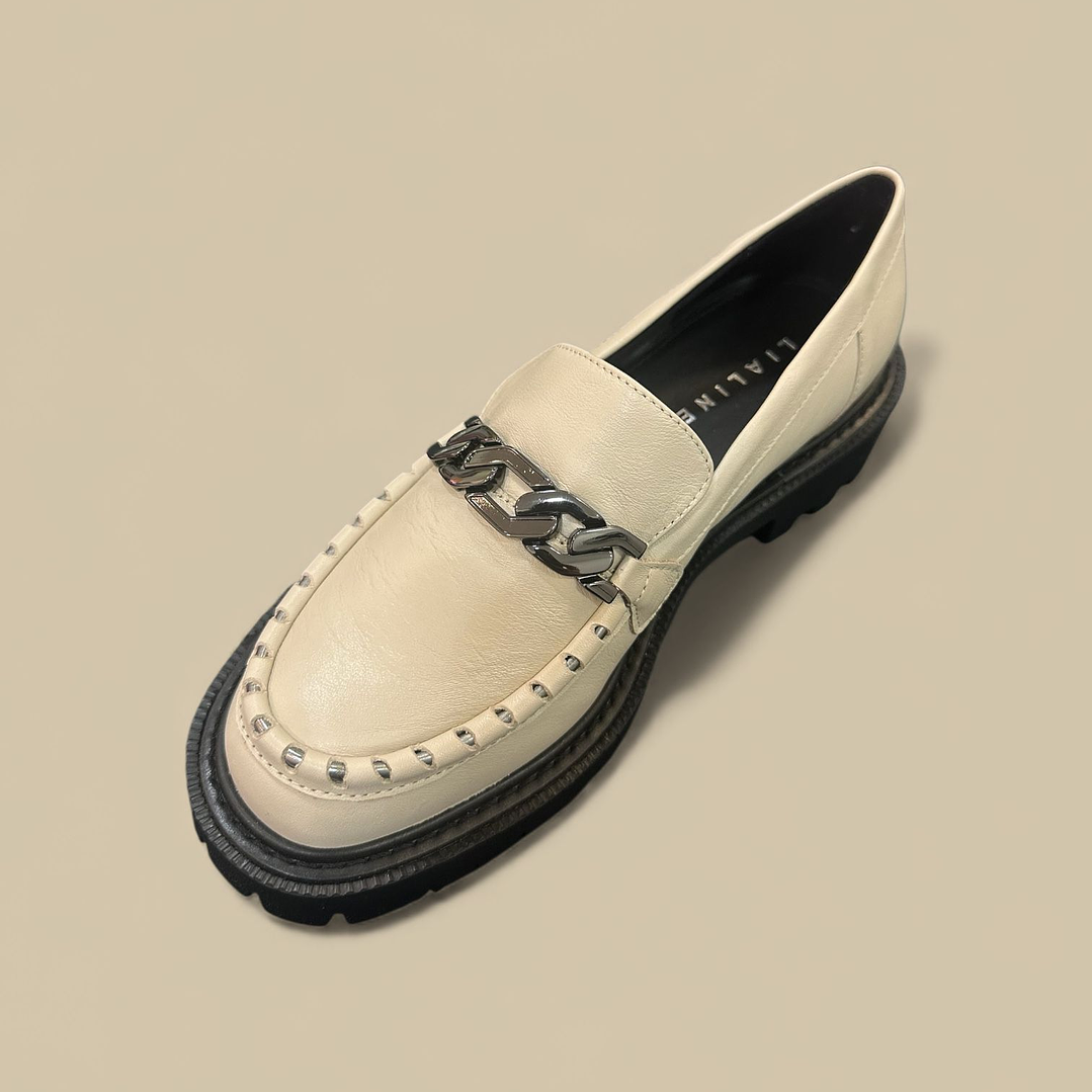 Sapato aplique prateado Lialine 1