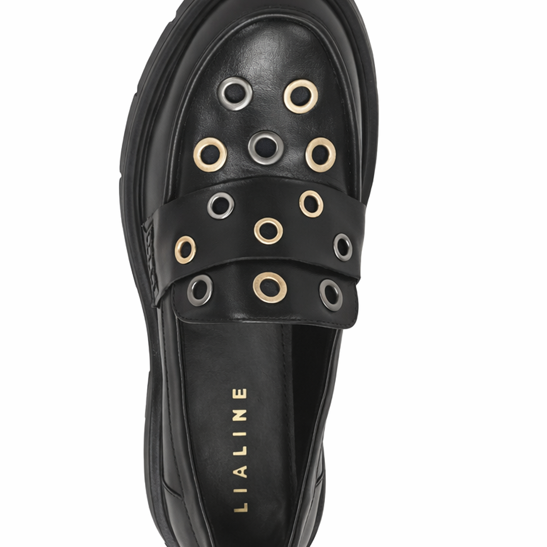 Sapato tachas douradas Lialine 1