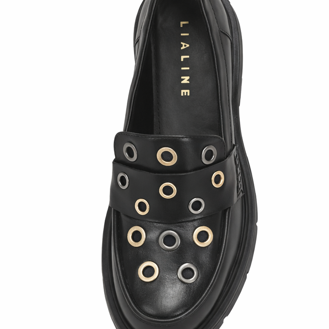 Sapato tachas douradas Lialine 3