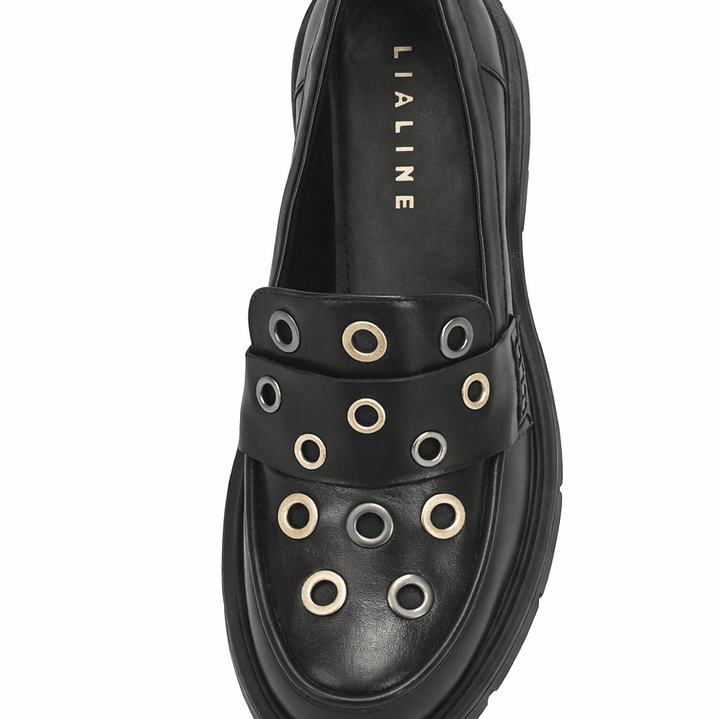 Sapato tachas douradas Lialine 3