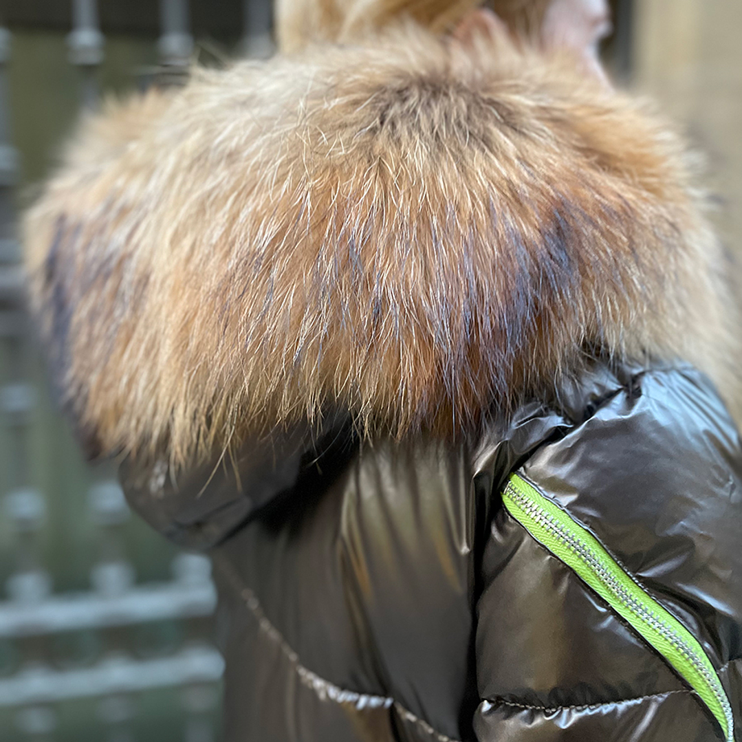 Casaco puffer impermeável pêlo Locoluxo 2