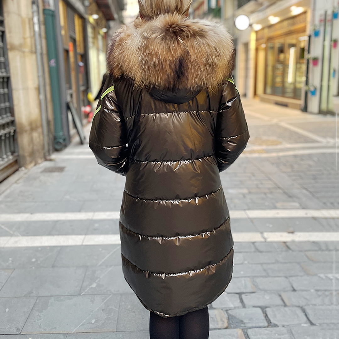 Casaco puffer impermeável pêlo Locoluxo 4