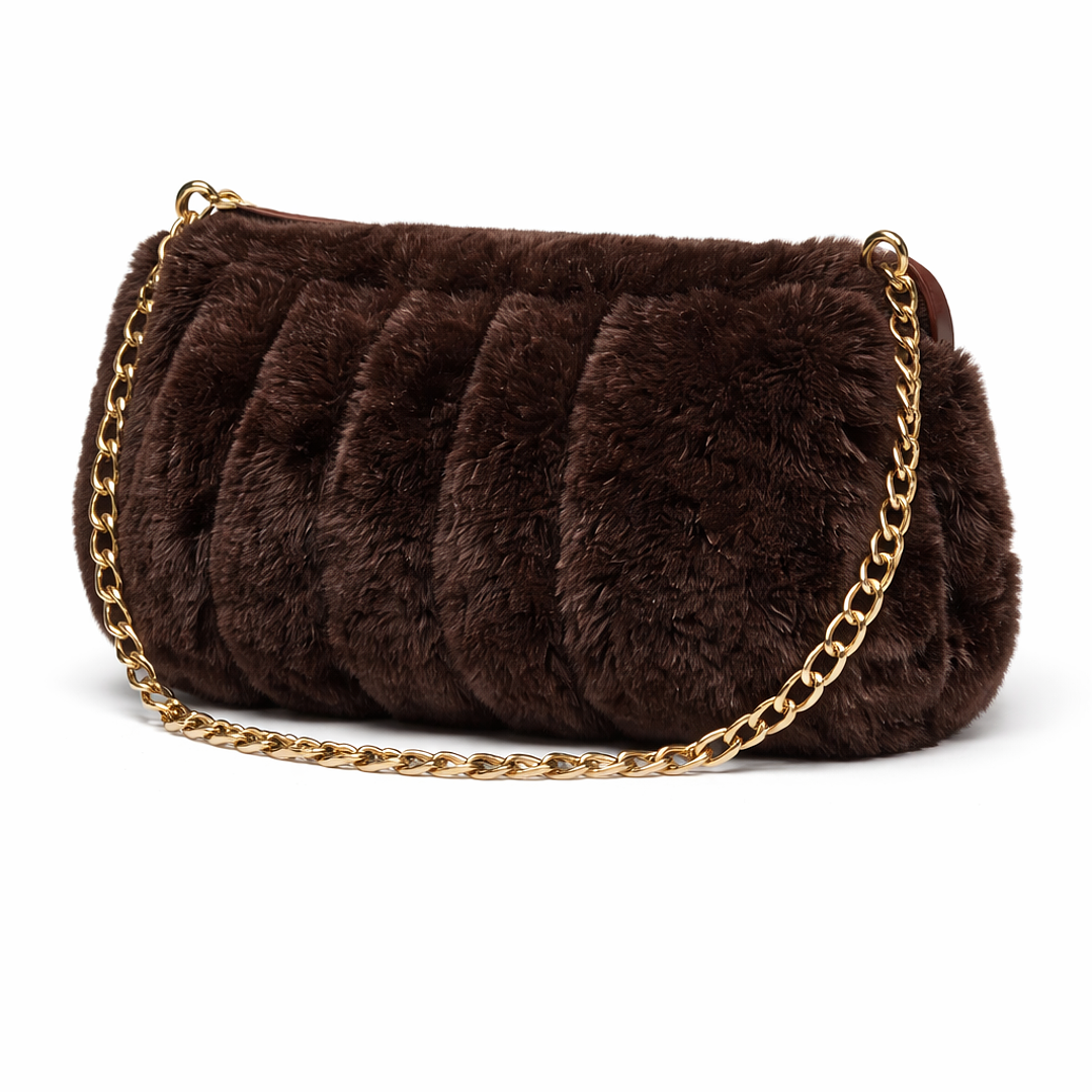 Mala pêlo cor taupe 2