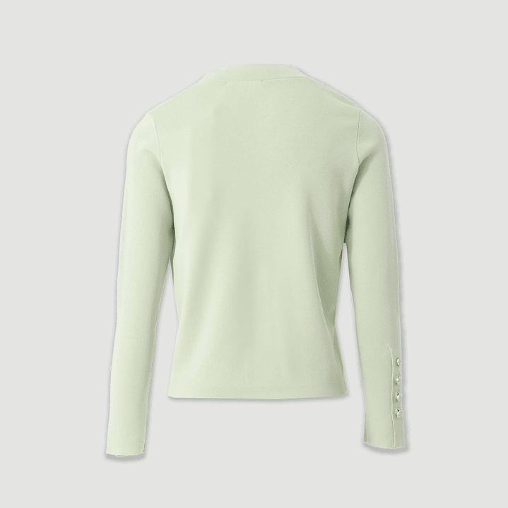 Casaco curto malha botões personalizados Ferrache 4