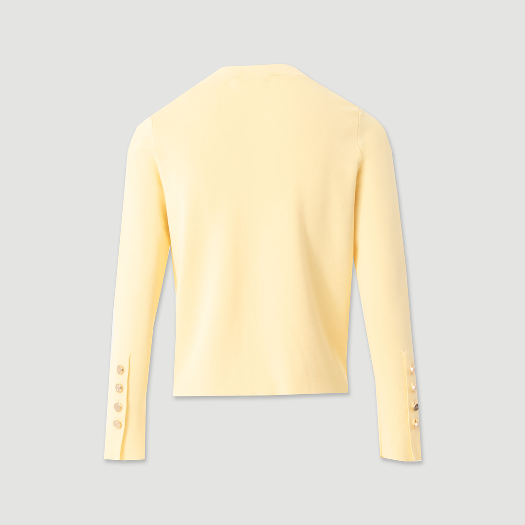 Casaco curto malha botões personalizados Ferrache 11