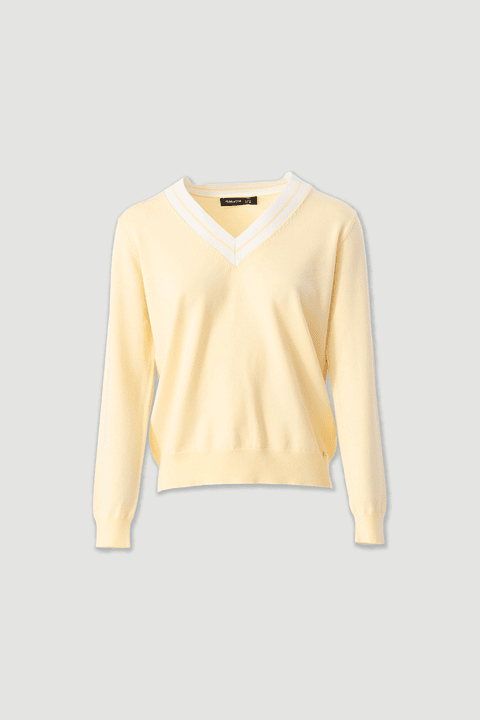 Camisola malha decote V Ferrache  