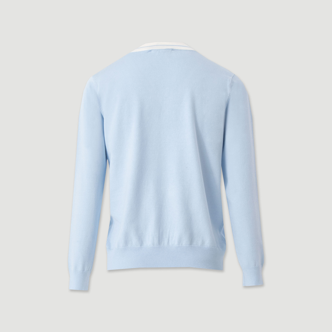 Camisola malha decote V Ferrache   7