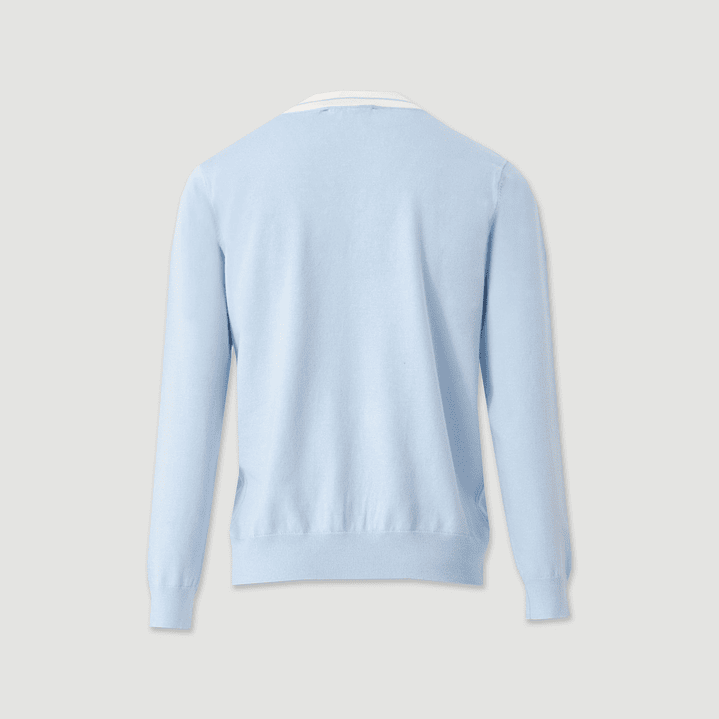 Camisola malha decote V Ferrache   7