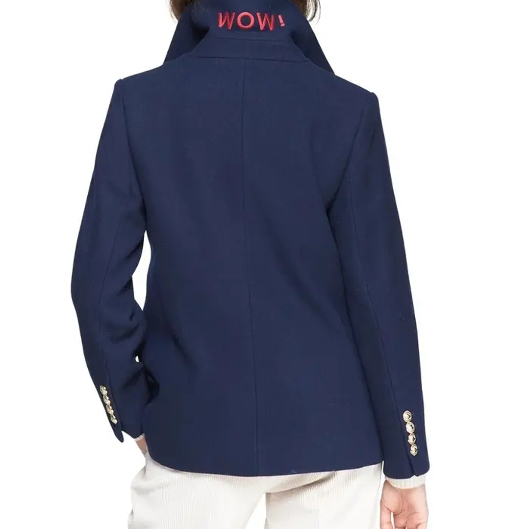 Blazer navy marinheiro lã  3