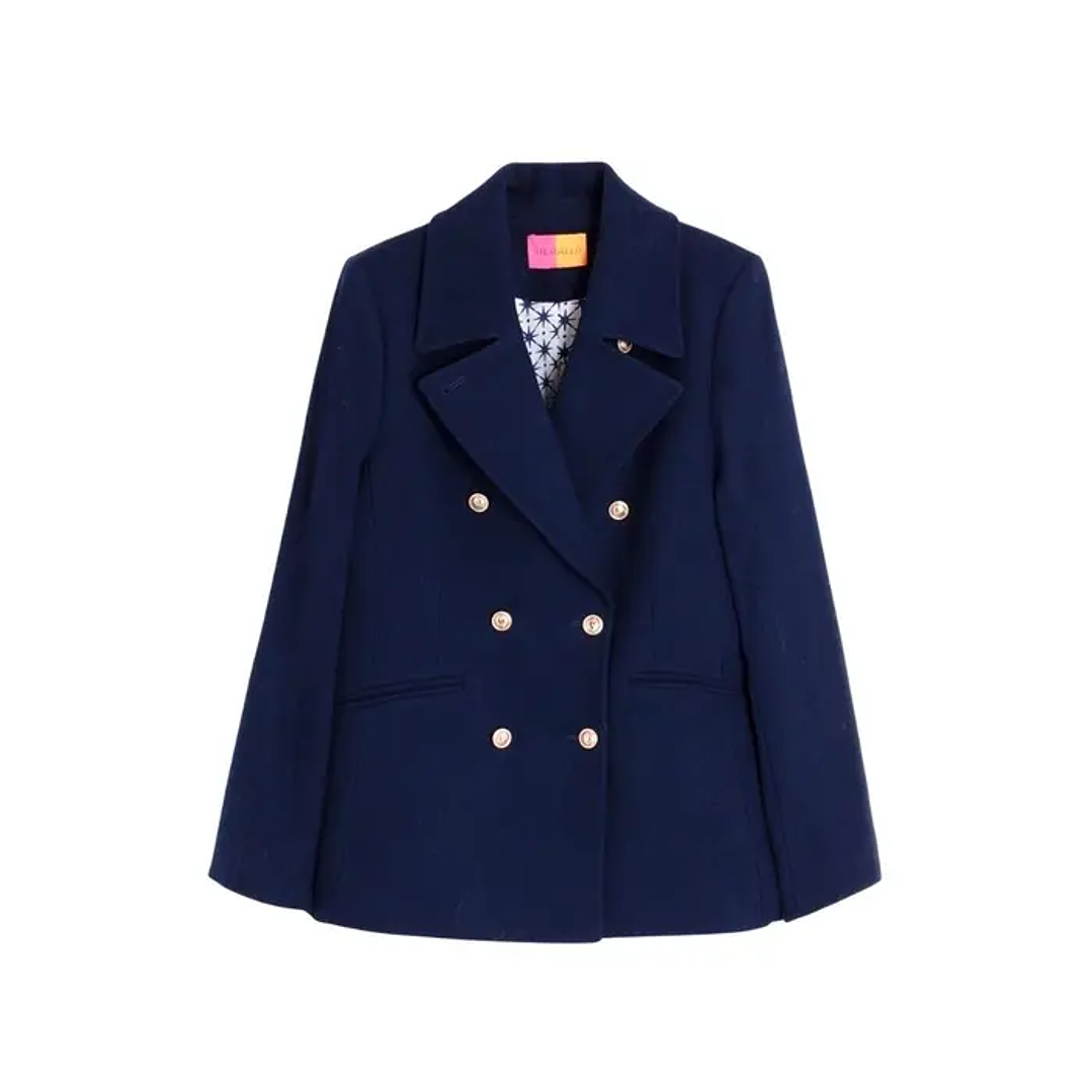 Blazer navy marinheiro lã  1