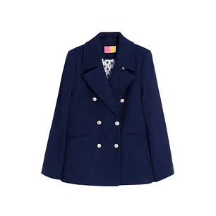 Blazer navy marinheiro lã 
