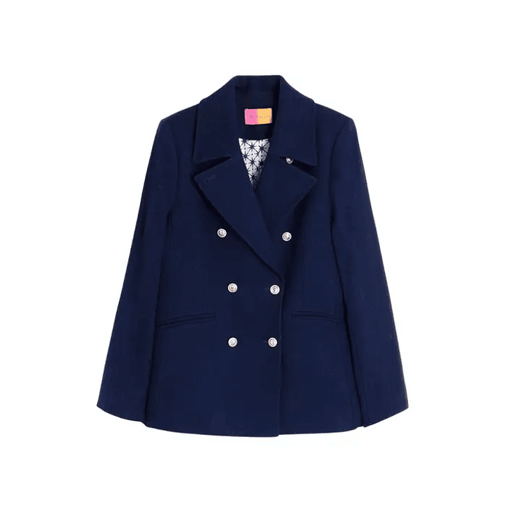 Blazer navy marinheiro lã  1