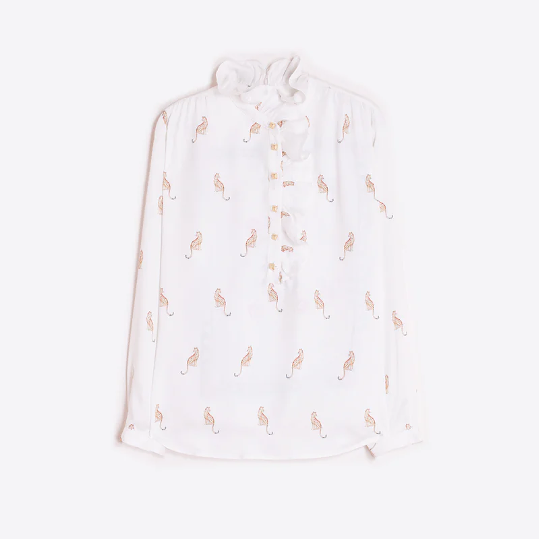 Camisa hípica print costas Vilagallo 3