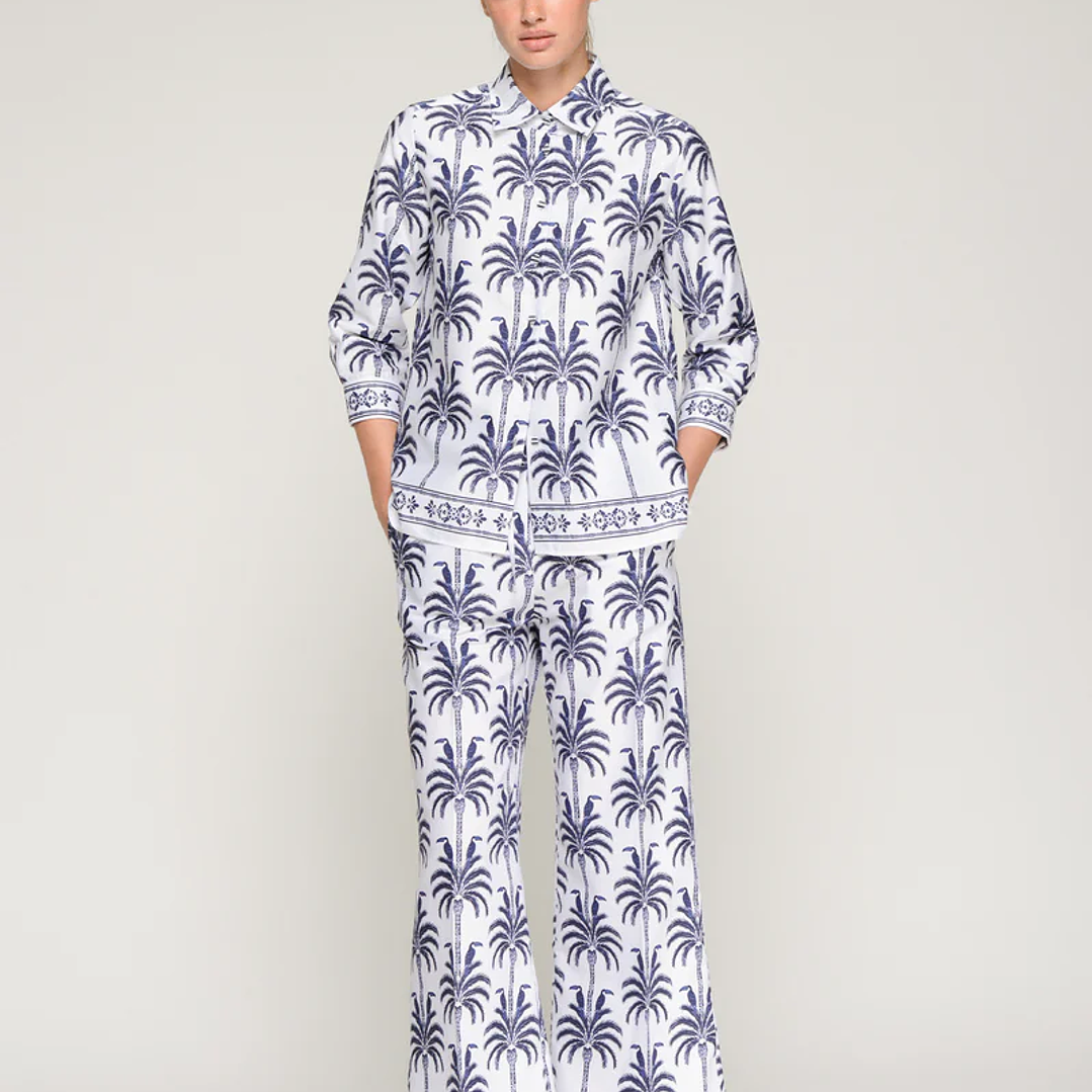 Camisa branca Vilagallo tucanos palmeiras  2