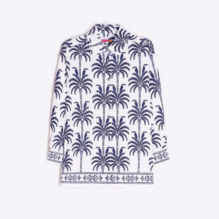 Camisa branca Vilagallo tucanos palmeiras  3