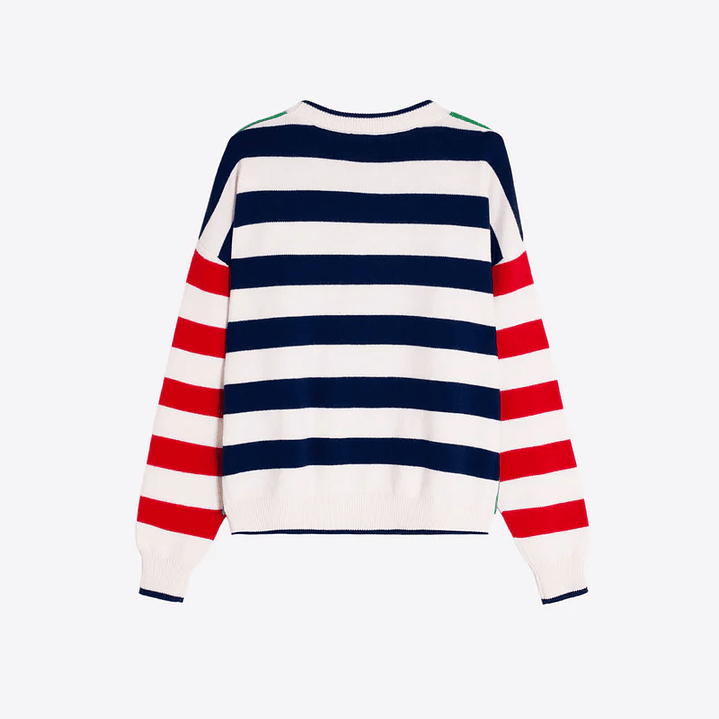 Camisola malha riscas cão dachshund Vilagallo 3