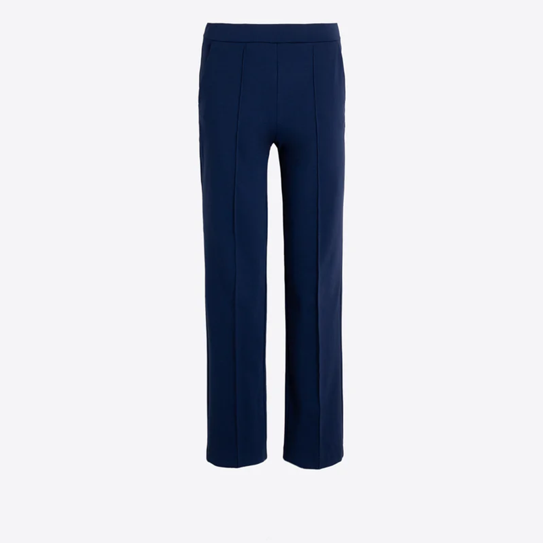 Calças Vilagallo azul-marinho corte reto 1