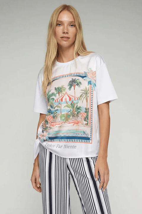 T-shirt estampada Vilagallo 