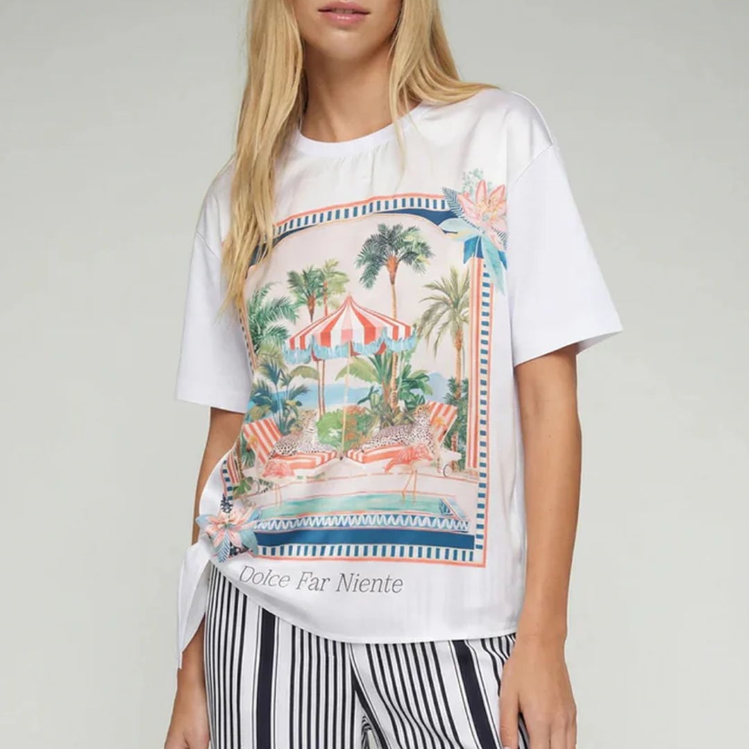 T-shirt estampada Vilagallo  1