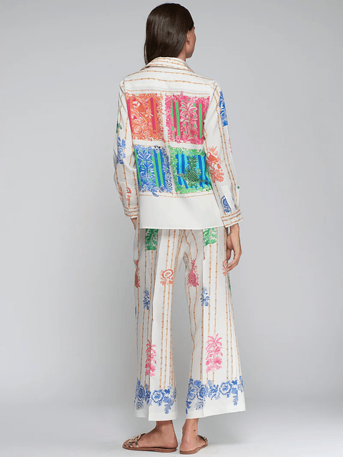 Calças estampada Vilagallo