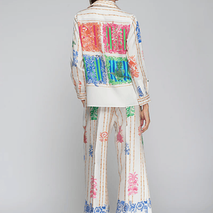 Calças estampada Vilagallo