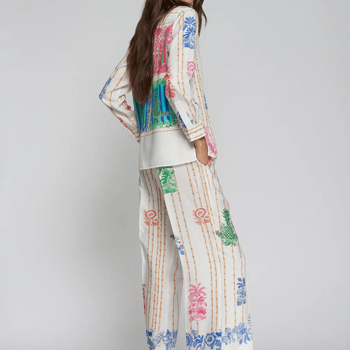 Calças estampada Vilagallo 4