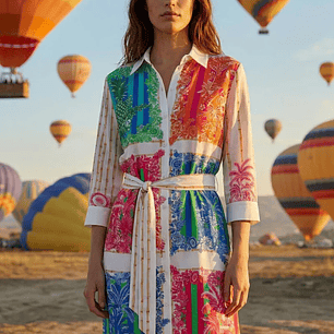 Vestido estampado Vilagallo