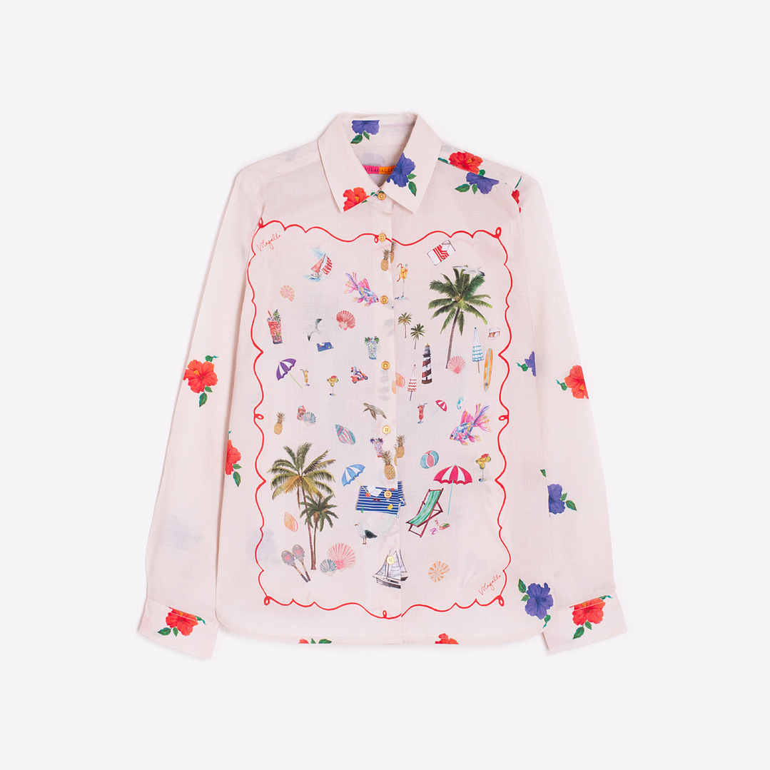 Camisa estampada Vilagallo  1