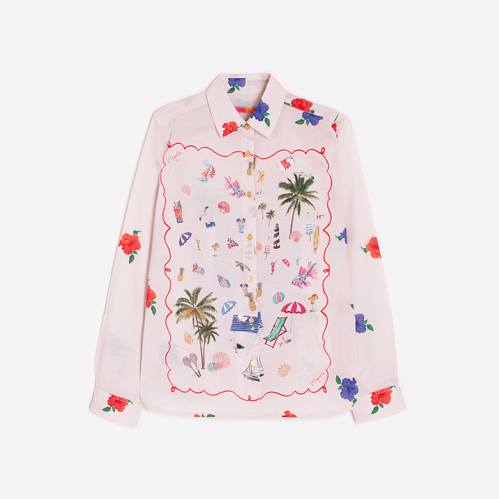Camisa estampada Vilagallo  1